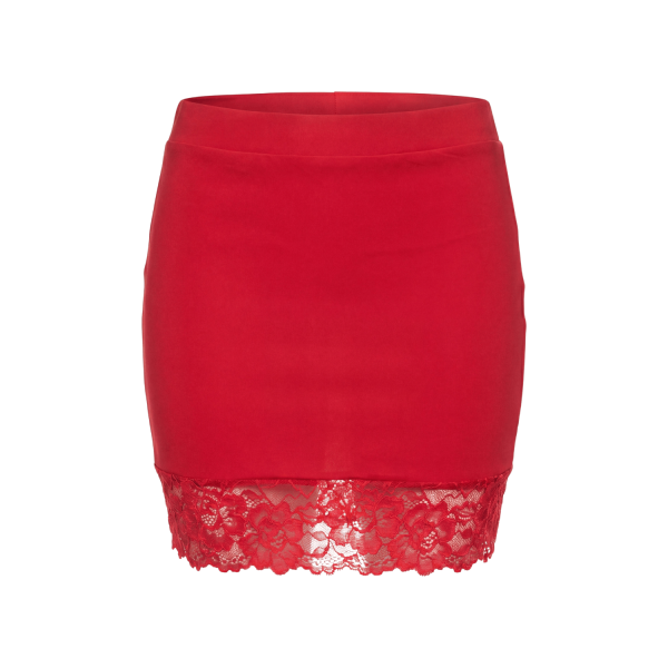 Jupe courte rouge Marina – Be Lily