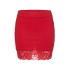 Jupe courte rouge Marina – Be Lily