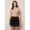 Jupe Sexy Noire Camélia – Dentelle Élégante Be Lily