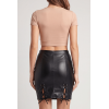 Jupe Longue Simili Cuir Noir Paloma – Be Lily by Lookme