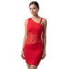 Robe Rouge Col Asymétrique « Paola » – Glamour Passionnel
