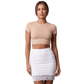 Jupe Longue Blanche Marina – Collection Be Lily by Lookme