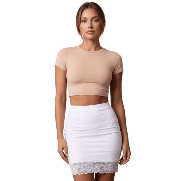 Jupe Longue Blanche Marina – Collection Be Lily by Lookme