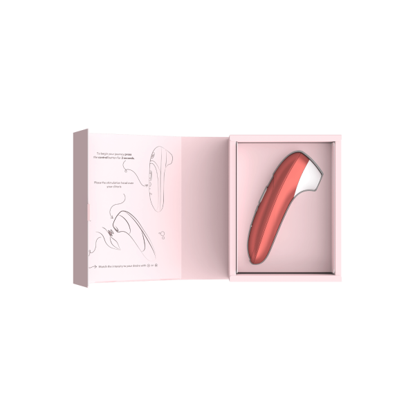 Stimulateur clitoridien sans contact  Pro rouge 11 intensités – Womanizer