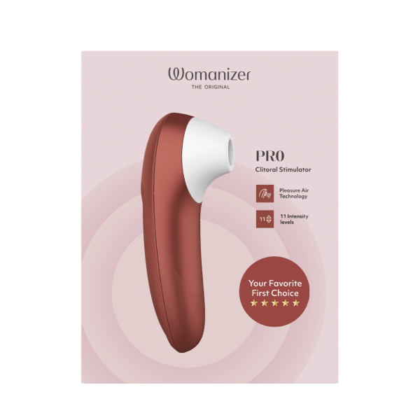 Stimulateur clitoridien sans contact  Pro rouge 11 intensités – Womanizer
