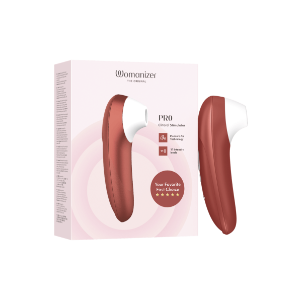Stimulateur clitoridien sans contact  Pro rouge 11 intensités – Womanizer