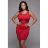 Robe Rouge Sensuelle en Maille Transparente – Be Lily