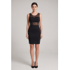 Robe Noire Transparente & Opaque – Glamour Chic
