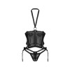 Alliane corset et string - Noirs