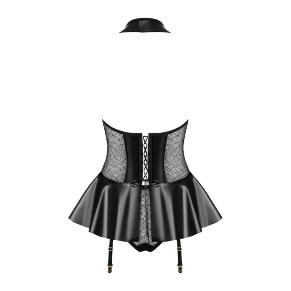 859-COR-1 Guêpière - Noir