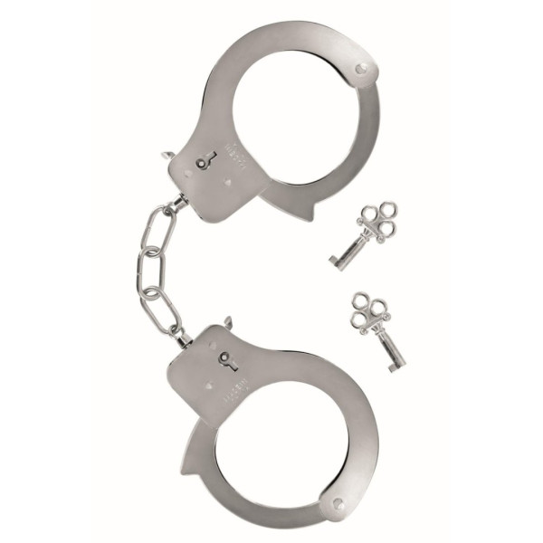 Menottes pour poignet en métal avec 2 clefs pour utilisateurs confirmés 