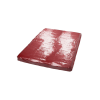 Drap de lit en vinyle rouge 200 x 230 cm 