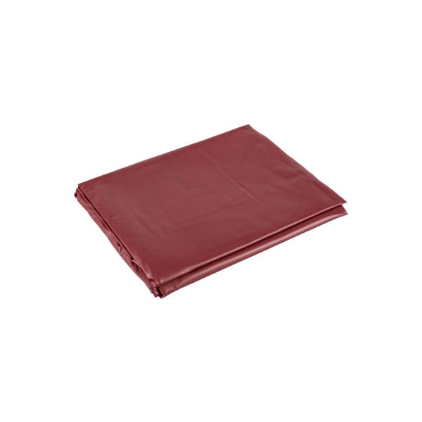 Drap de lit en vinyle rouge 200 x 230 cm 