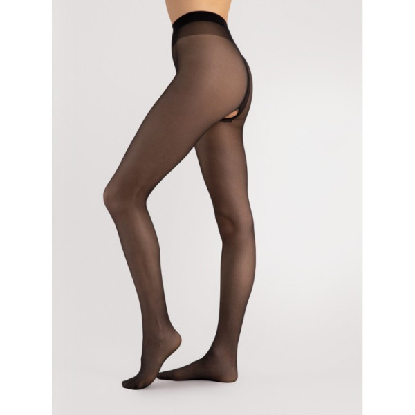 Ouvert Collants 20 DEN - Noir