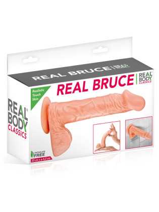 Gode réaliste grande longueur veiné avec testicules et ventouse 23cm - CC5141133194