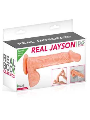 Gode réaliste veiné avec testicules et ventouse 21cm - CC5141132194