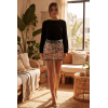 Jupe résille léopard transparente Clara – Be Lily