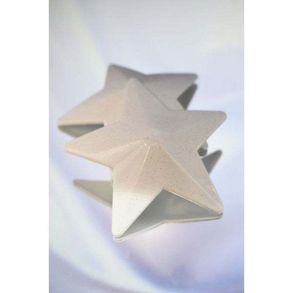 Cache-Tétons Étoile Métal Blanc – Brillance Sensuelle