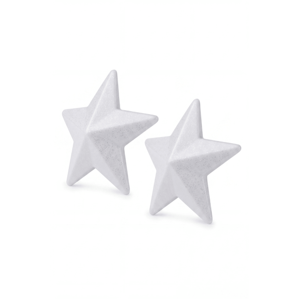Cache-Tétons Étoile Métal Blanc – Brillance Sensuelle