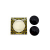 Cache-tétons en métal noir en forme conique - Accessoire glamour
