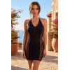 Robe sexy décolletée dos nu et résille – Be Lily Dress