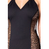 Robe sexy décolletée dos nu et résille – Be Lily Dress