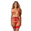 Matildea porte-jarretelles - Rouge
