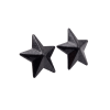 Cache-tétons en métal noir étoile – Accessoire sexy