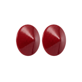 Cache-Tétons Cône Métal Rouge – Séduction Brillante