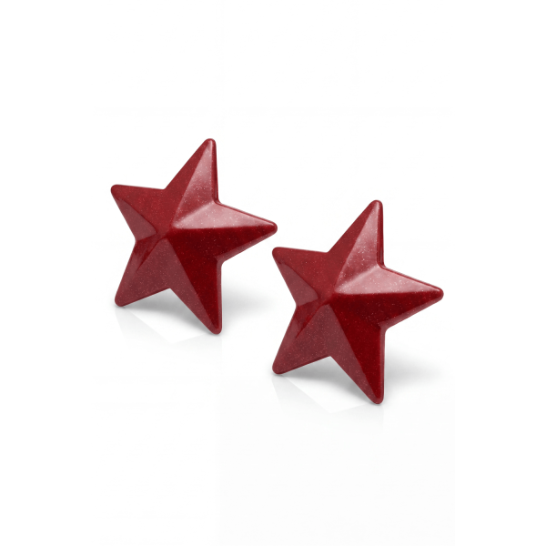 Cache-Tétons Étoile Rouge – Éclat Sensuel & Audace
