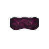 Masque noir et fuchsia dentelle satin Roseberry