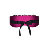 Masque noir et fuchsia dentelle satin Roseberry