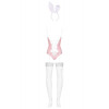 Bunny suit Costume Lapin 4 pcs rose 