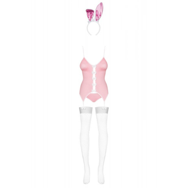 Bunny suit Costume Lapin 4 pcs rose 
