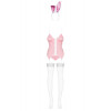 Bunny suit Costume Lapin 4 pcs rose 