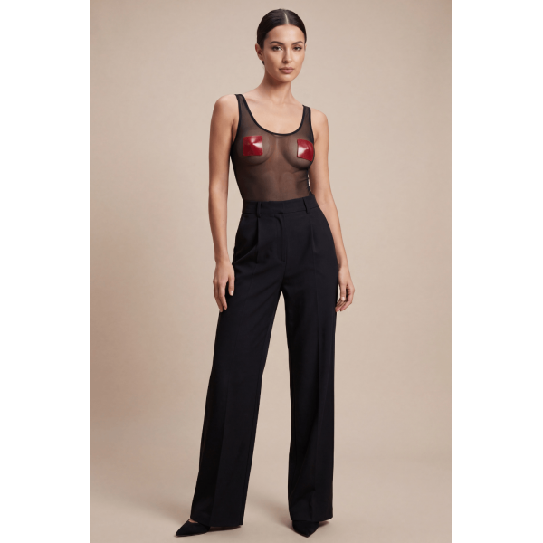 Nipple Métal Rouge Cache-Tétons Carré – Be Lily