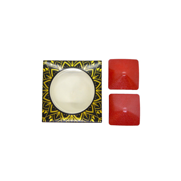 Nipple Métal Rouge Cache-Tétons Carré – Be Lily