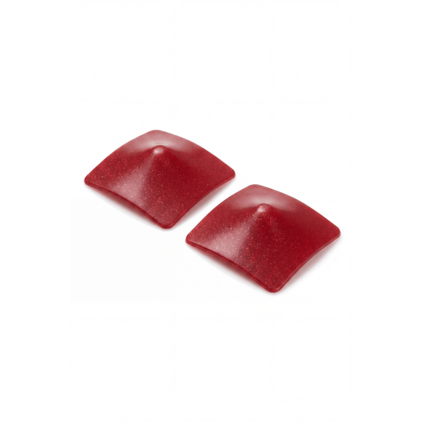 Nipple Métal Rouge Cache-Tétons Carré – Be Lily
