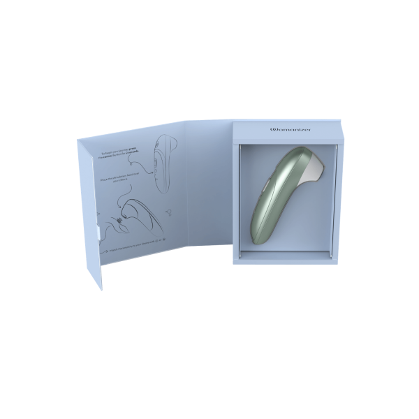 Stimulateur clitoridien sans contact  Pro turquoise 11 intensités – Womanizer