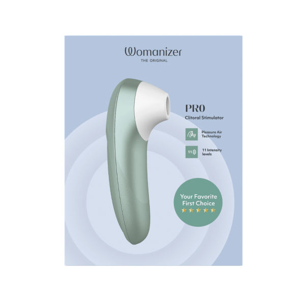 Stimulateur clitoridien sans contact  Pro turquoise 11 intensités – Womanizer