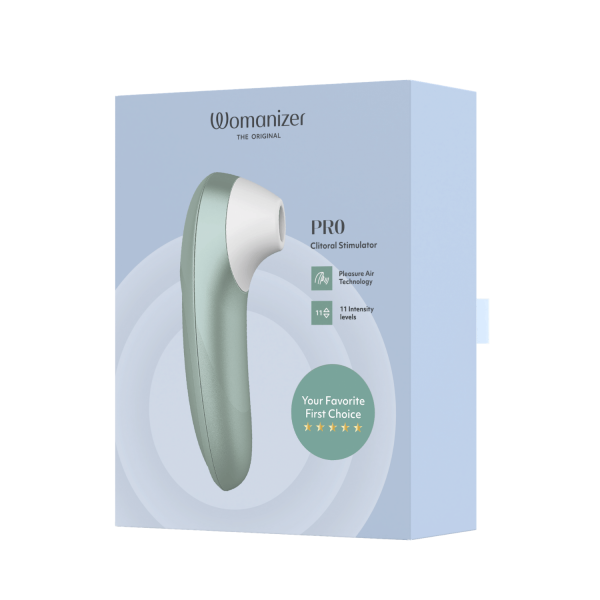 Stimulateur clitoridien sans contact  Pro turquoise 11 intensités – Womanizer