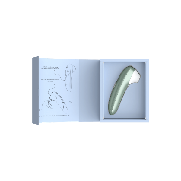 Stimulateur clitoridien sans contact  Pro turquoise 11 intensités – Womanizer