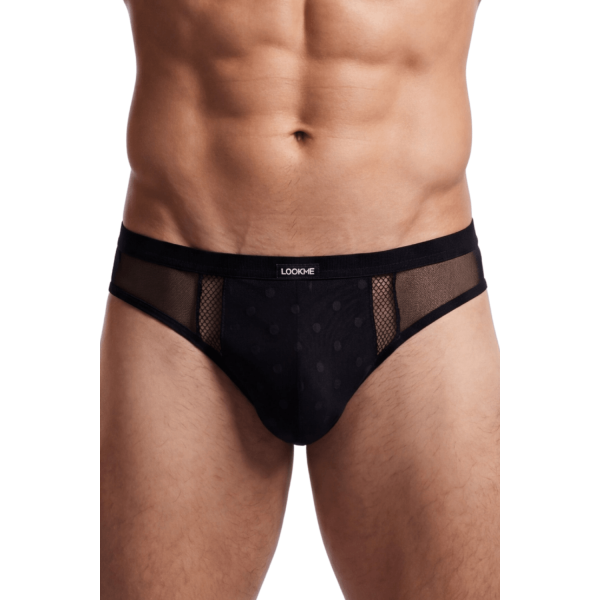String Homme Noir Semi Opaque – Lookme