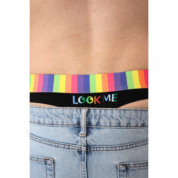 String Homme Noir Rainbow – Lookme