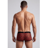 Boxer résille léopard rouge transparent Lookme