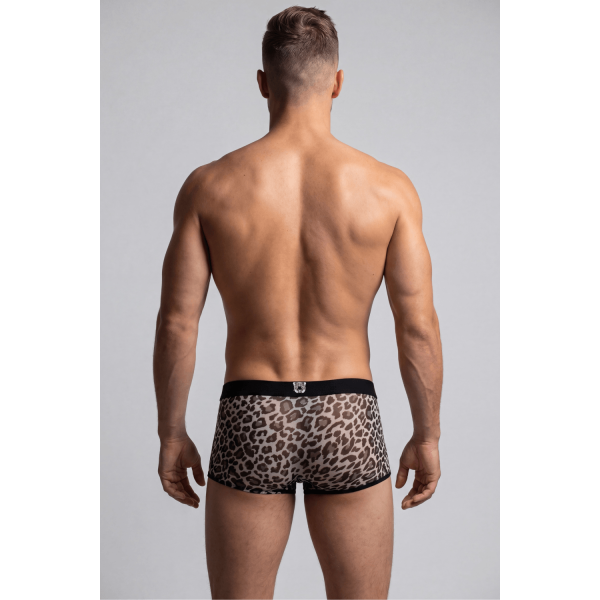 Boxer en résille léopard gris Lookme