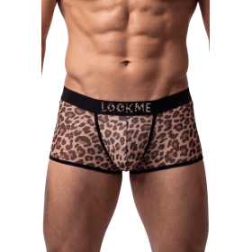 Boxer en résille imprimé léopard Lookme