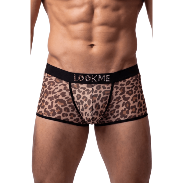 Boxer en résille imprimé léopard Lookme