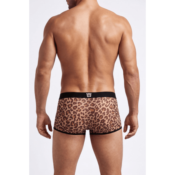 Boxer en résille imprimé léopard Lookme