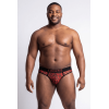 String Homme Résille Léopard Rouge – Lookme